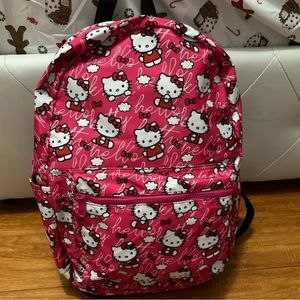hello kitty pink backpack